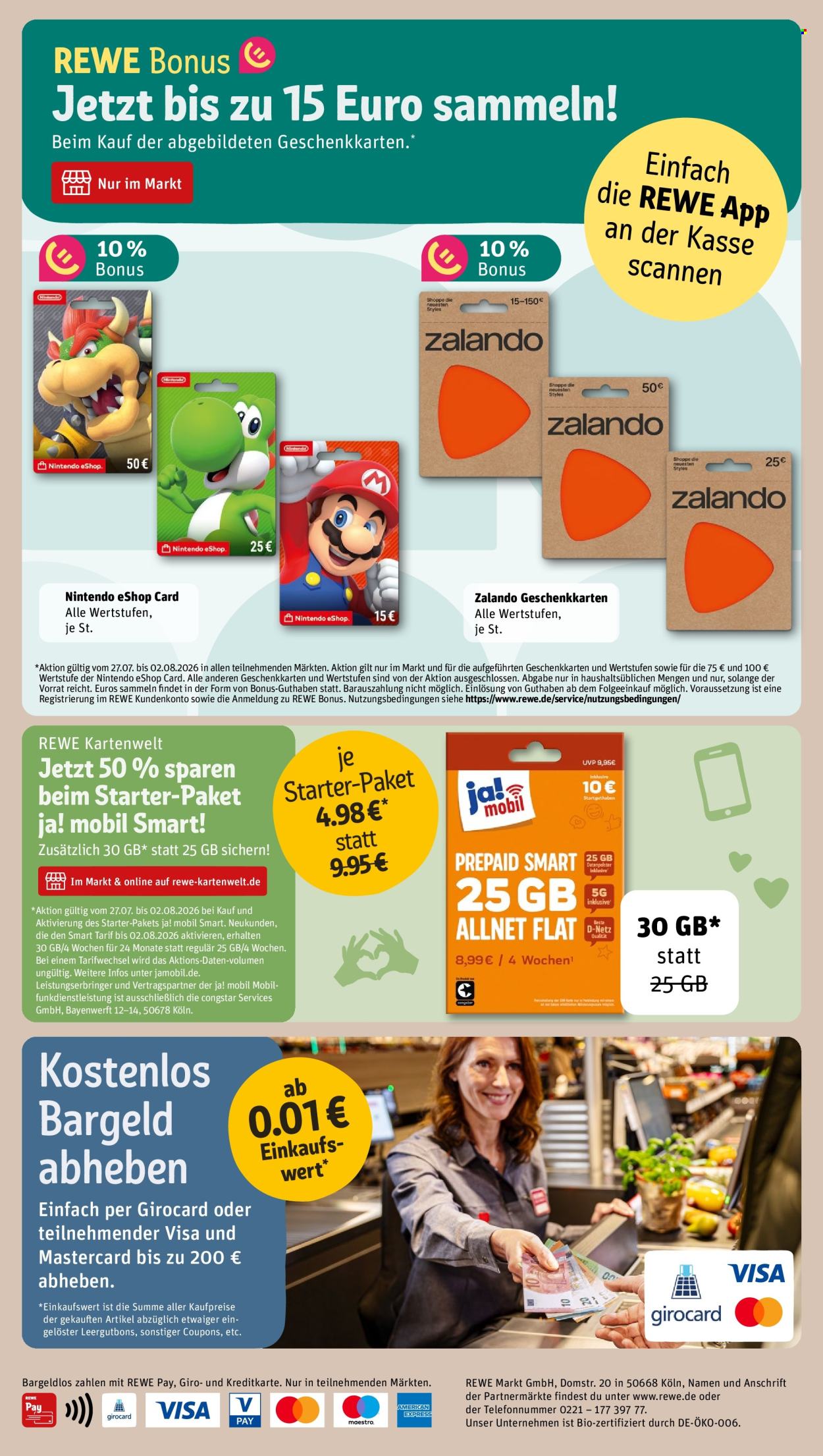 Leták REWE - 27.7.2026 - 2.8.2026. Strana 32