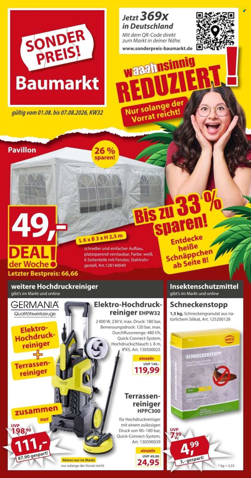 Prospekte Sonderpreis-Baumarkt - 1.08.2026 - 7.08.2026.