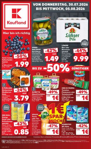 Prospekte Kaufland - 30.07.2026 - 5.08.2026.