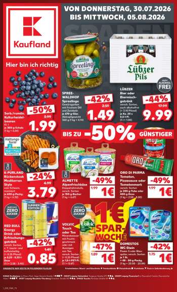 Prospekte Kaufland - 30.07.2026 - 5.08.2026.