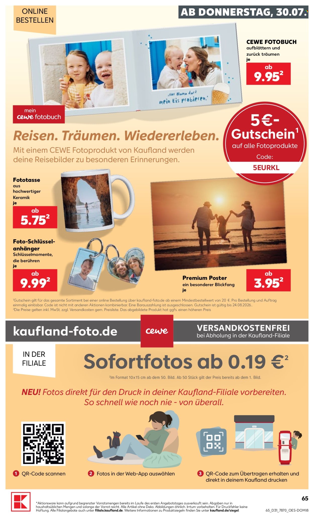 Leták Kaufland - 30.7.2026 - 5.8.2026. Strana 65