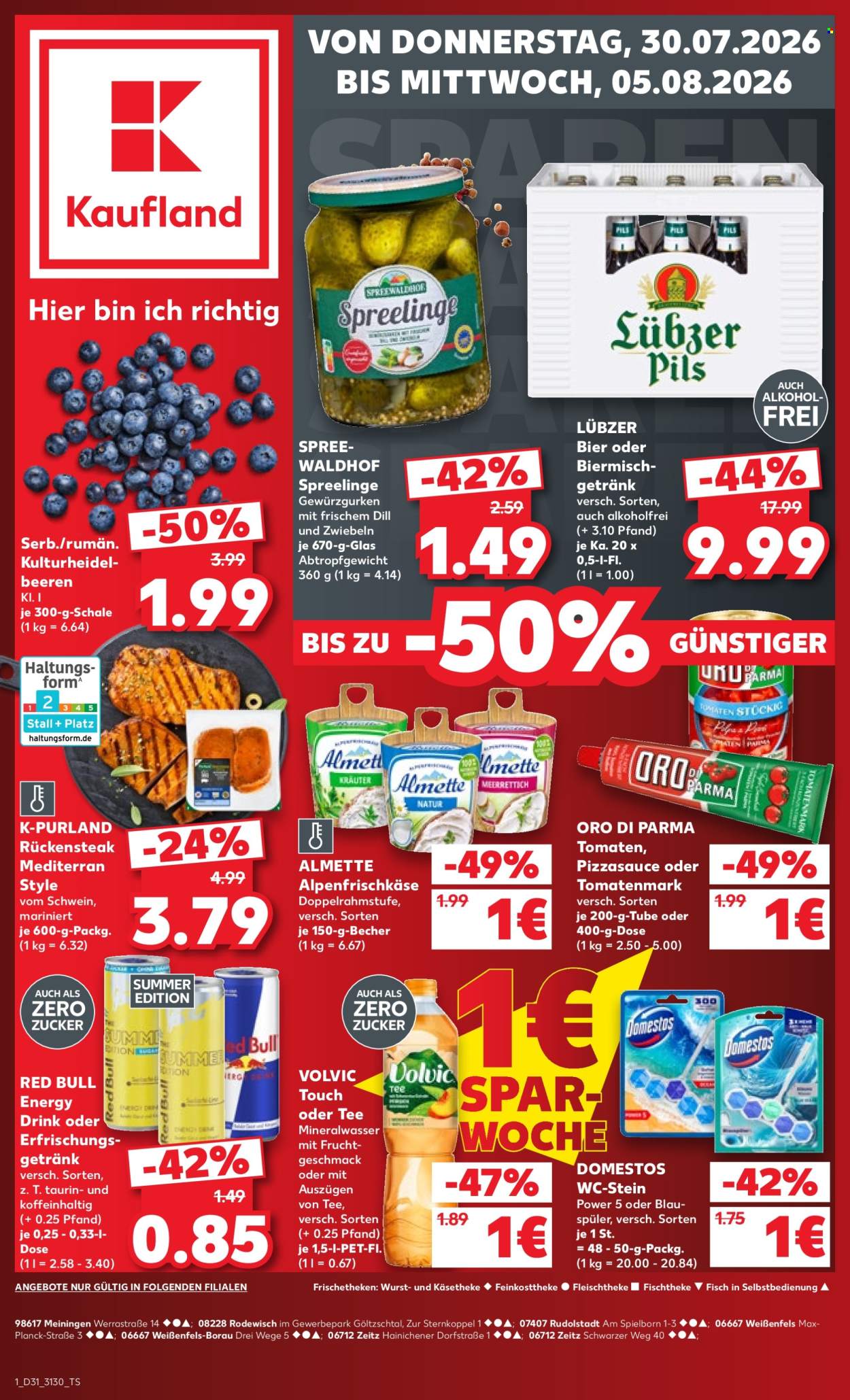 Leták Kaufland - 30.7.2026 - 5.8.2026. Strana 1