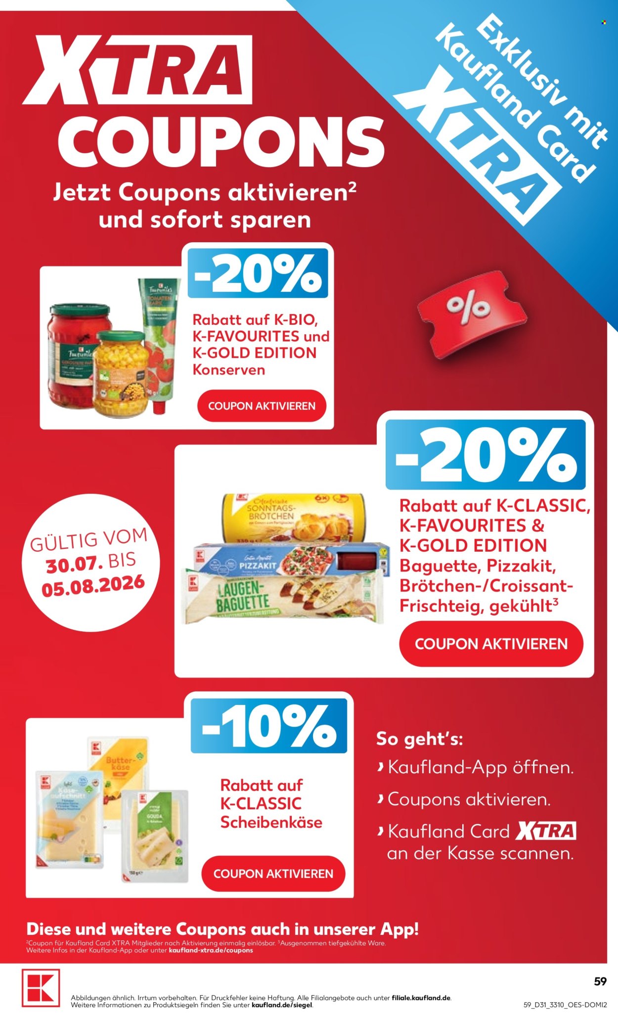 Leták Kaufland - 30.7.2026 - 5.8.2026. Strana 59