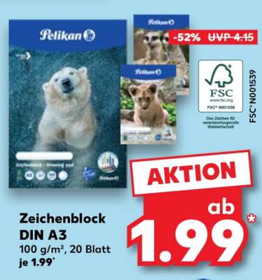 Zeichenblock DIN A3