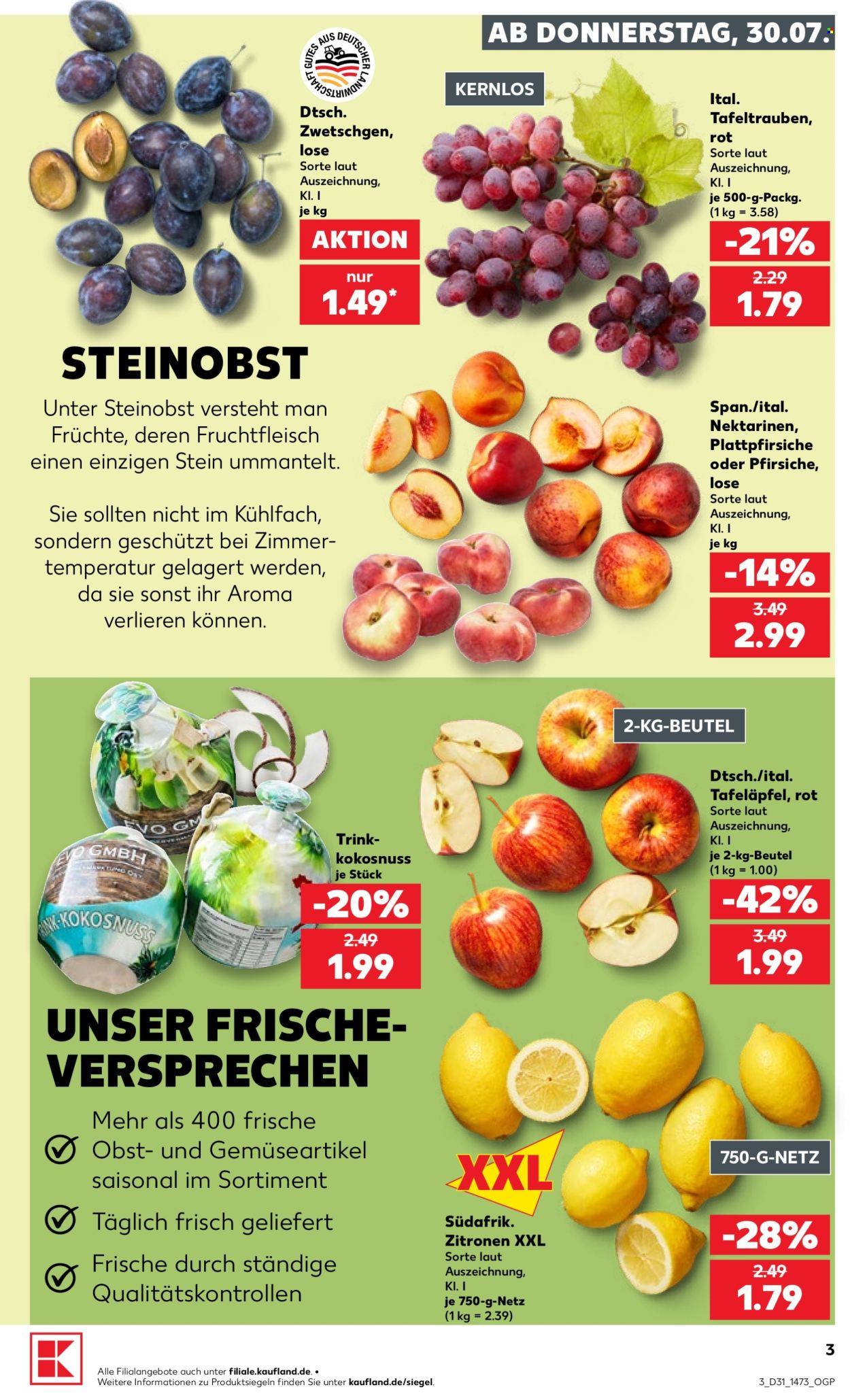 Leták Kaufland - 30.7.2026 - 5.8.2026. Strana 3