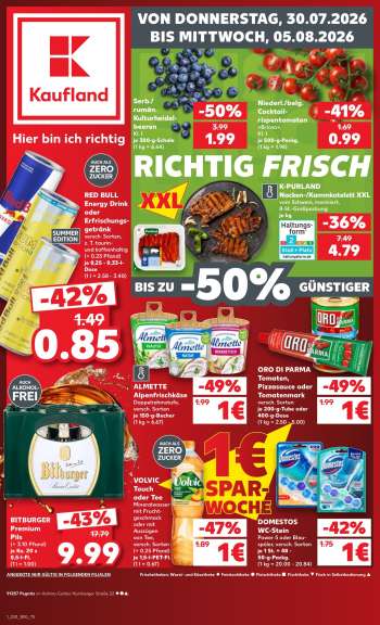 Prospekte Kaufland - 30.07.2026 - 5.08.2026.