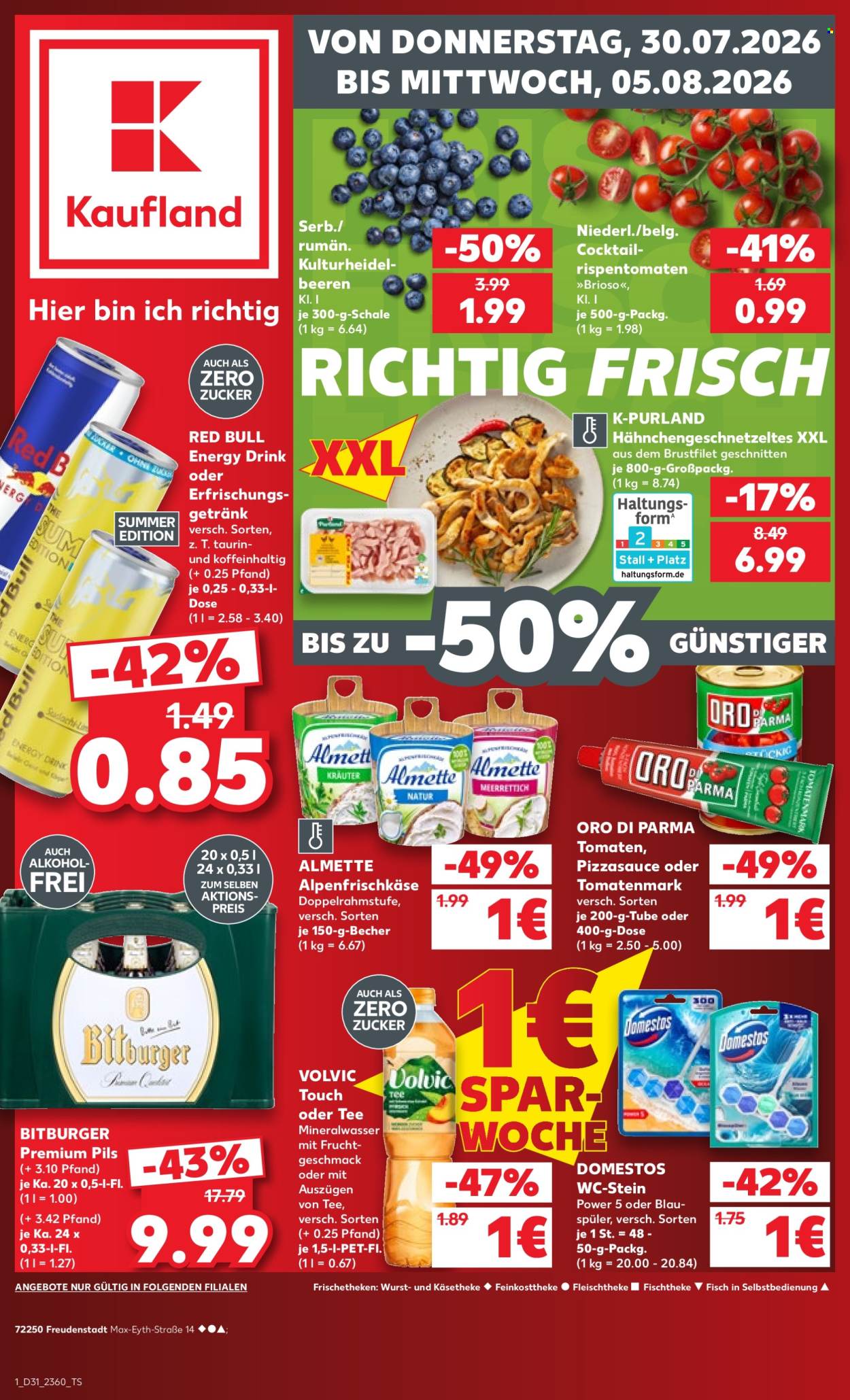 Leták Kaufland - 30.7.2026 - 5.8.2026. Strana 1