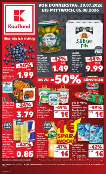 Prospekte Kaufland - 30.07.2026 - 5.08.2026.
