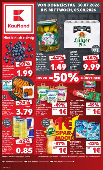 Prospekte Kaufland - 30.07.2026 - 5.08.2026.