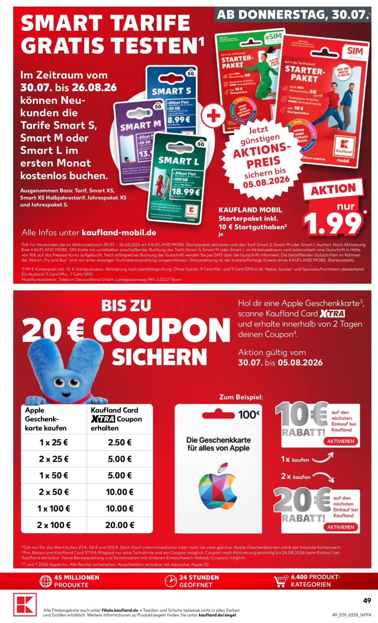 Leták Kaufland - 30.7.2026 - 5.8.2026. Strana 49