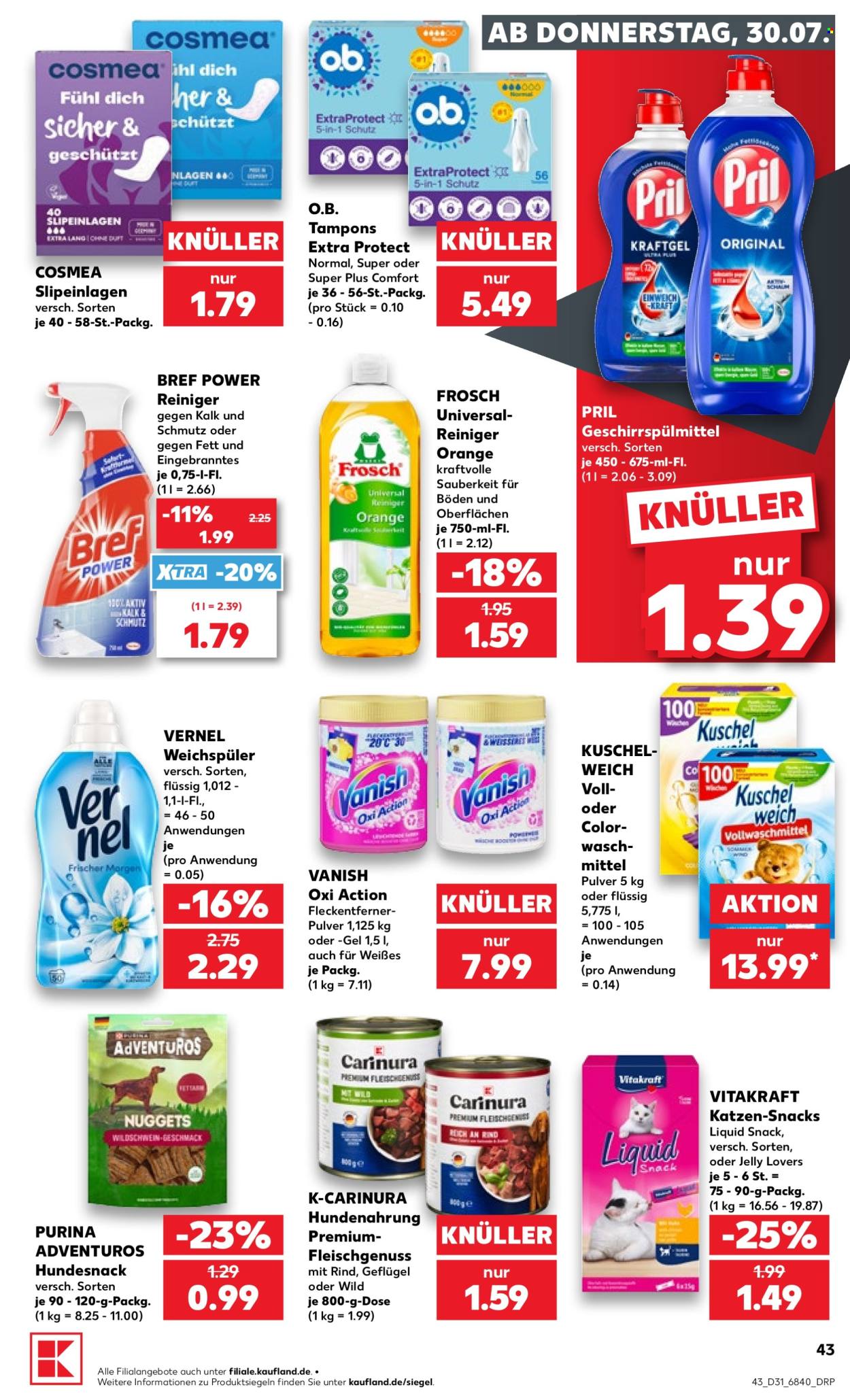 Leták Kaufland - 30.7.2026 - 5.8.2026. Strana 43