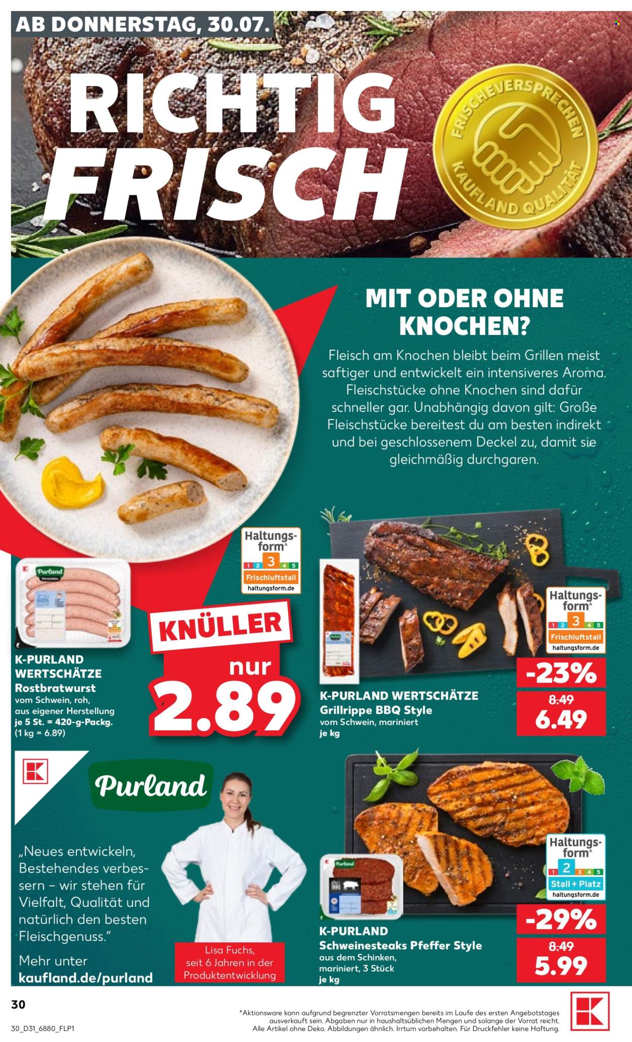 Leták Kaufland - 30.7.2026 - 5.8.2026. Strana 30