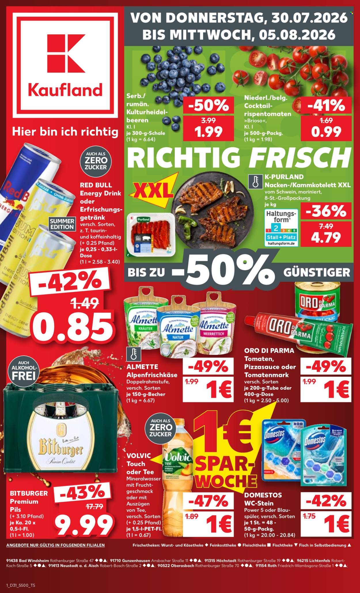 Leták Kaufland - 30.7.2026 - 5.8.2026. Strana 1