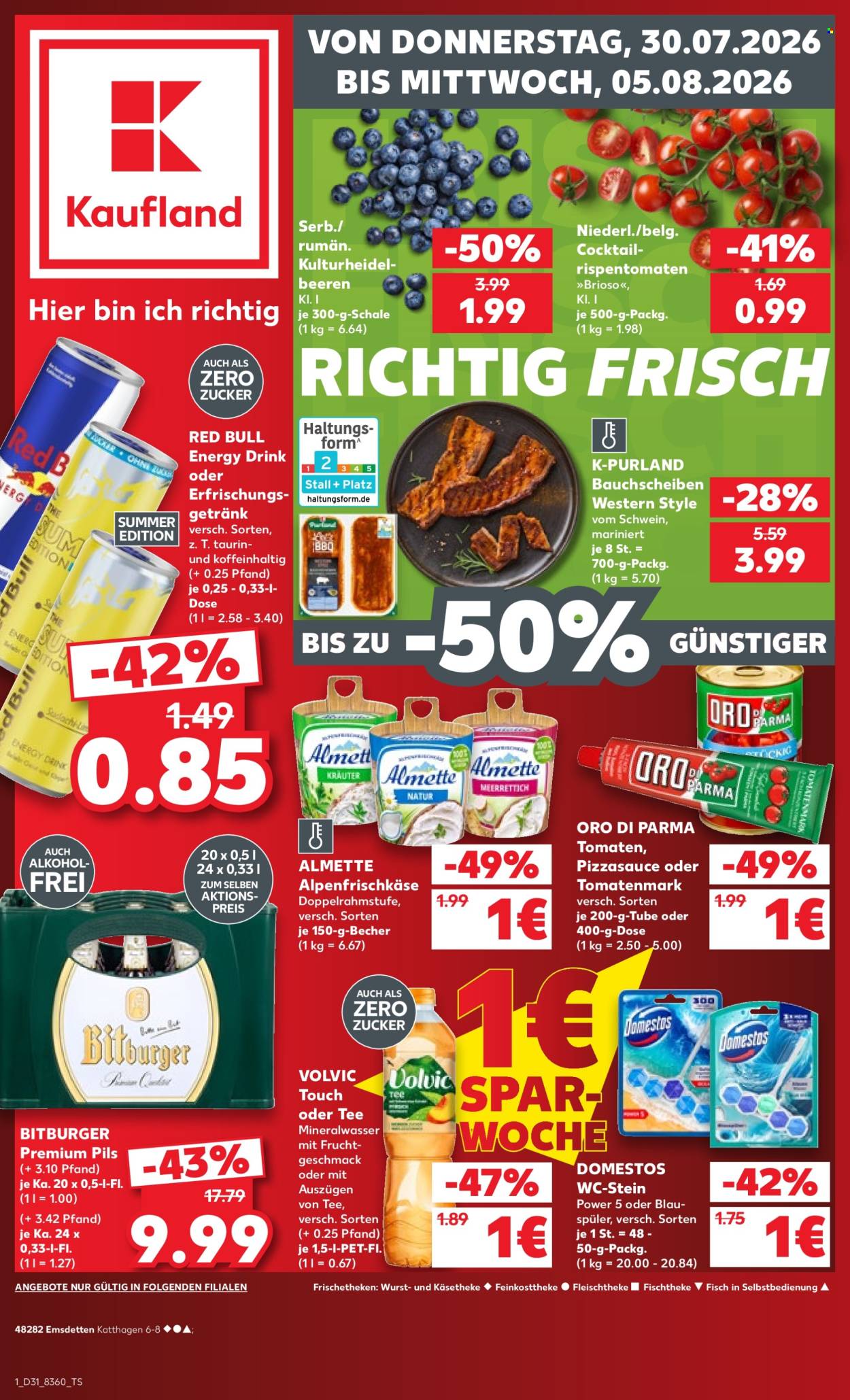 Leták Kaufland - 30.7.2026 - 5.8.2026. Strana 1