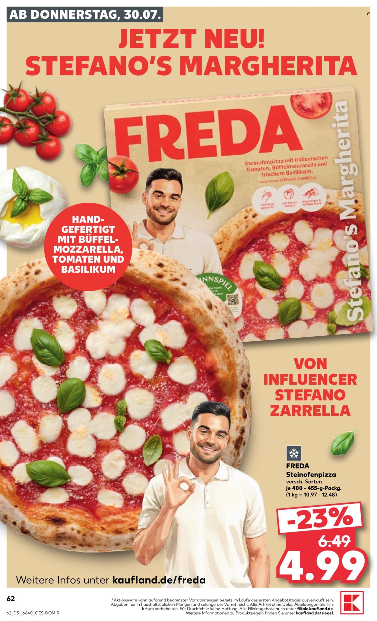 Leták Kaufland - 30.7.2026 - 5.8.2026. Strana 62