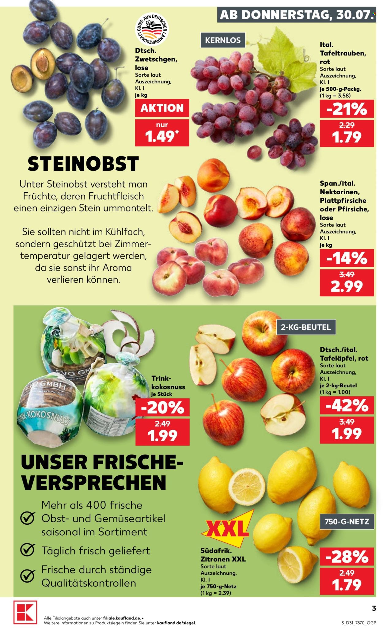 Leták Kaufland - 30.7.2026 - 5.8.2026. Strana 3