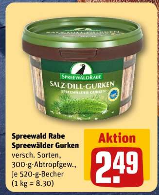 Spreewald Rabe Spreewälder Gurken