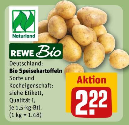 Bio-Speisekartoffeln
