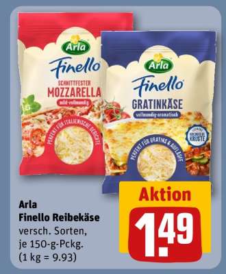 Arla Finello Reibekäse