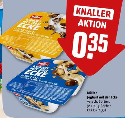 MÜLLER Joghurt mit der Ecke