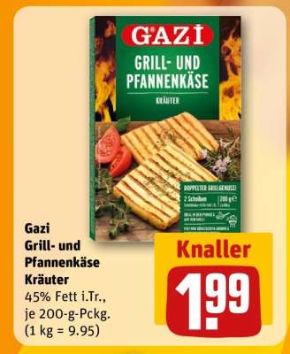 Gazi Grill- und Pfannenkäse Kräuter