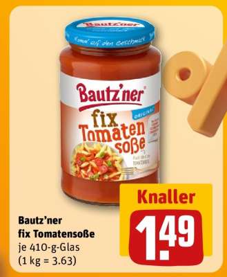Bautz'ner fix Tomatensoße