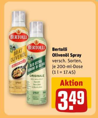 BERTOLLI Olivenöl-Spray