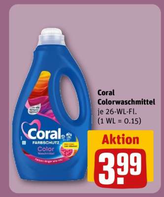 Coral Colorwaschmittel
