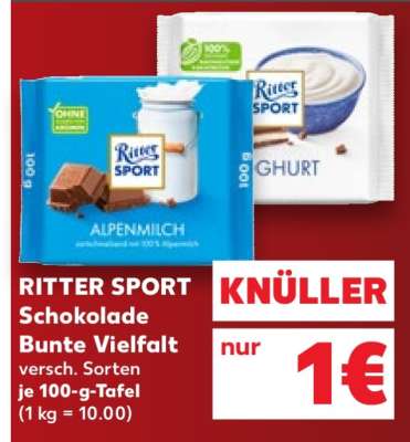 Ritter Sport Schokolade Bunte Vielfalt