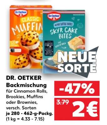 Dr. Oetker Backmischung*