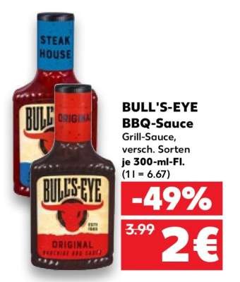 BULL'S EYE BBQ-Sauce