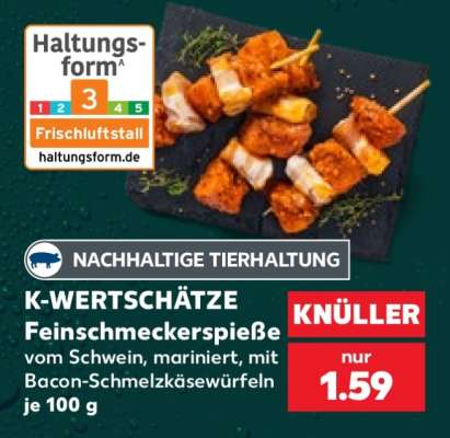 K-WERTSCHÄTZE Feinschmeckerspieße