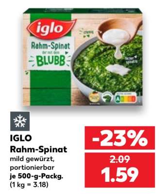 IGLO Rahm- Spinat