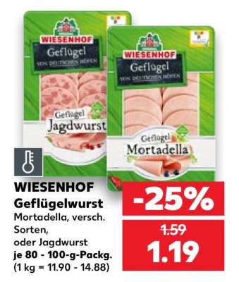 WIESENHOF Geflügelwurst