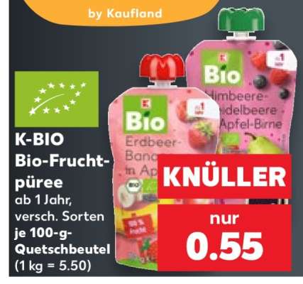K-BIO Bio-Fruchtpüree