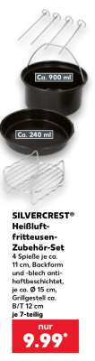 SILVERCREST® Heißluftfritteusen-Zubehör-Set