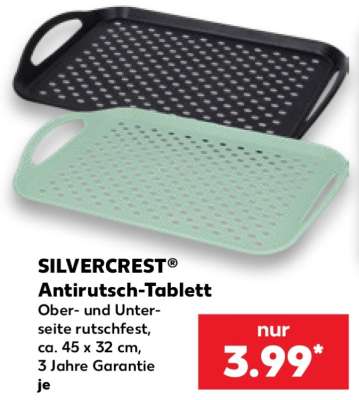SILVERCREST® Antirutsch-Tablett