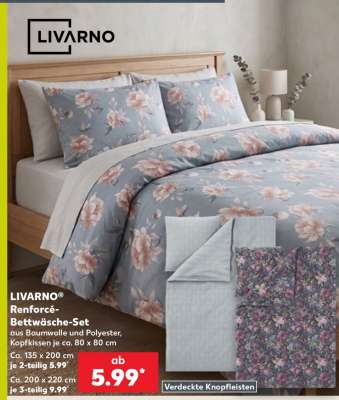 LIVARNO® Renforcé-Bettwäsche-Set