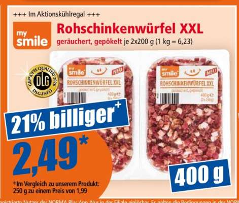 Rohschinkenwürfel XXL