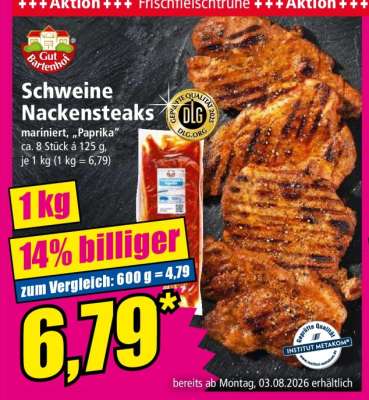 Schweine- nackensteaks