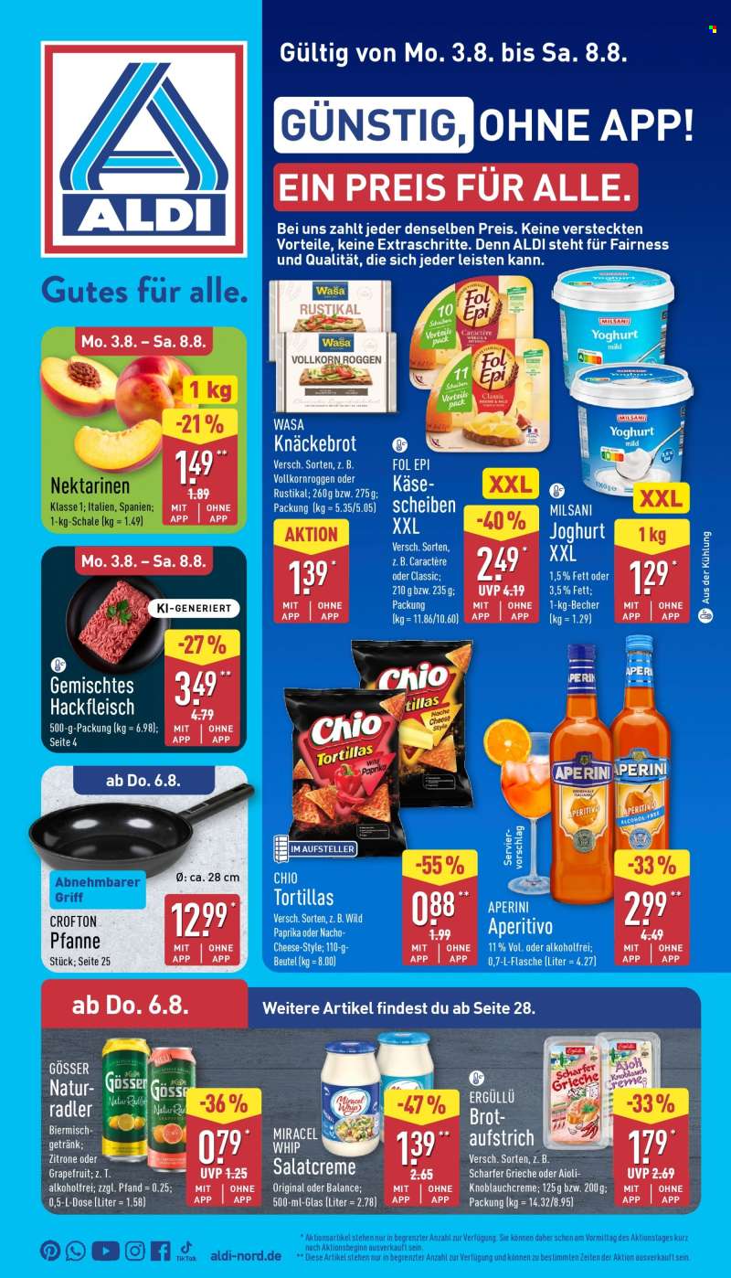 Prospekte ALDI Nord - 3.08.2026 - 8.08.2026.