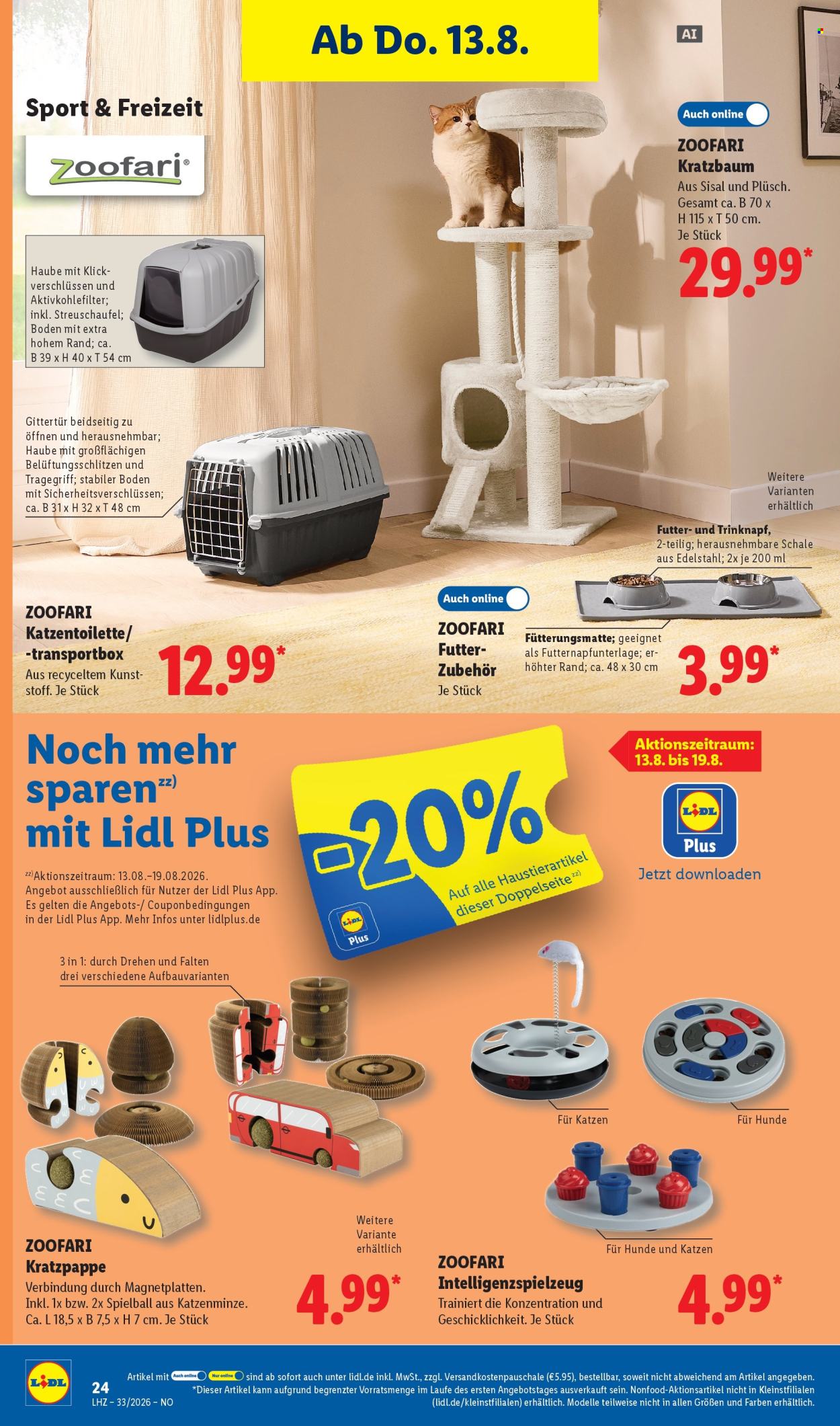 Leták Lidl - 10.8.2026 - 15.8.2026. Strana 24