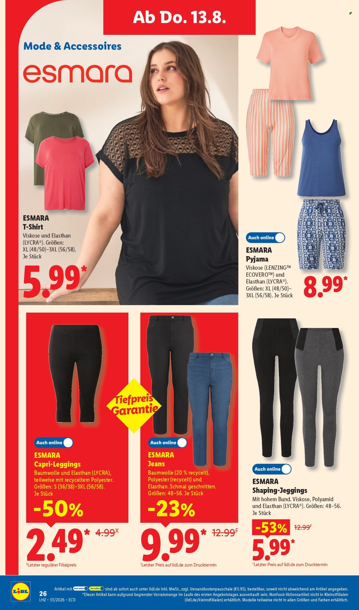 Leták Lidl - 10.8.2026 - 15.8.2026. Strana 26
