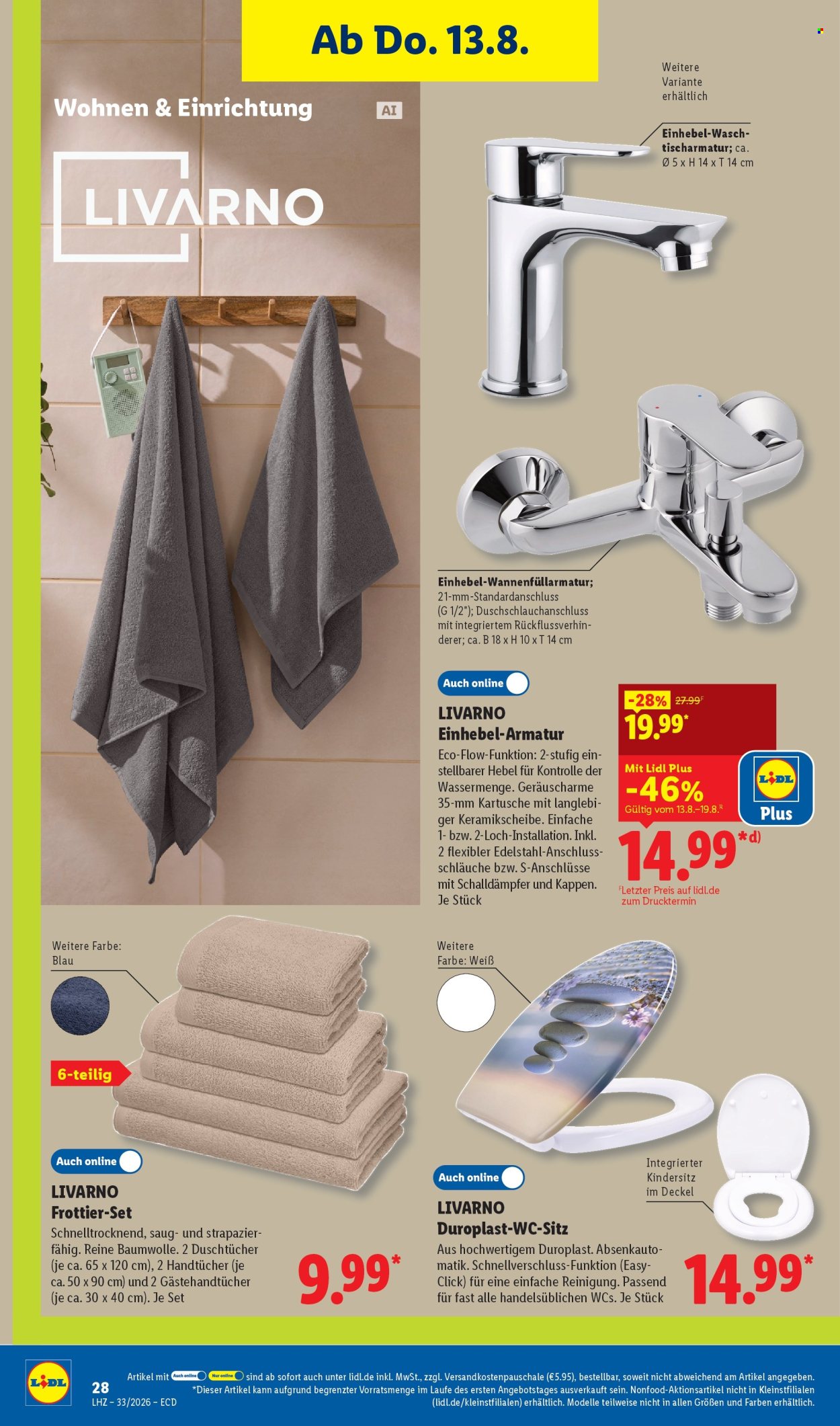 Leták Lidl - 10.8.2026 - 15.8.2026. Strana 28