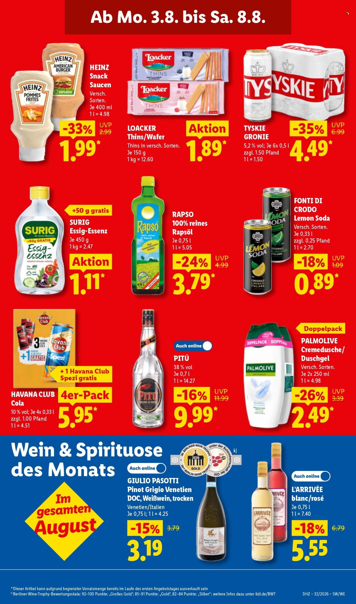 Lidl Prospekte  - 3.08.2026 - 8.08.2026. Seite 19