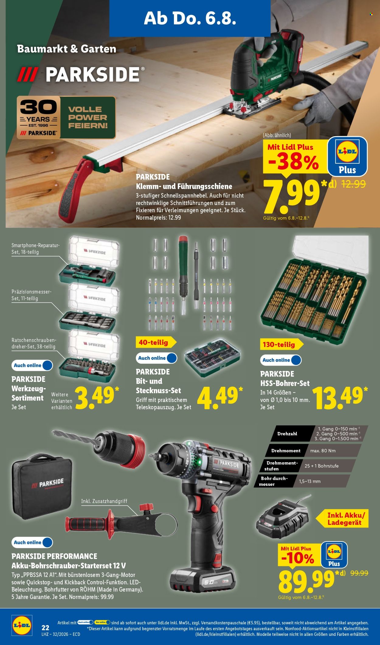 Leták Lidl - 3.8.2026 - 8.8.2026. Strana 38