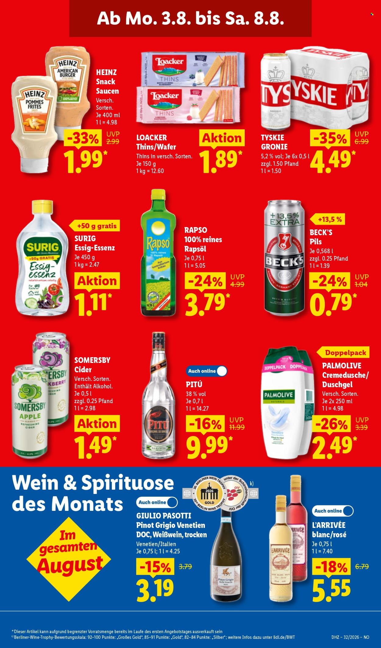 Lidl Prospekte  - 3.08.2026 - 8.08.2026. Seite 19