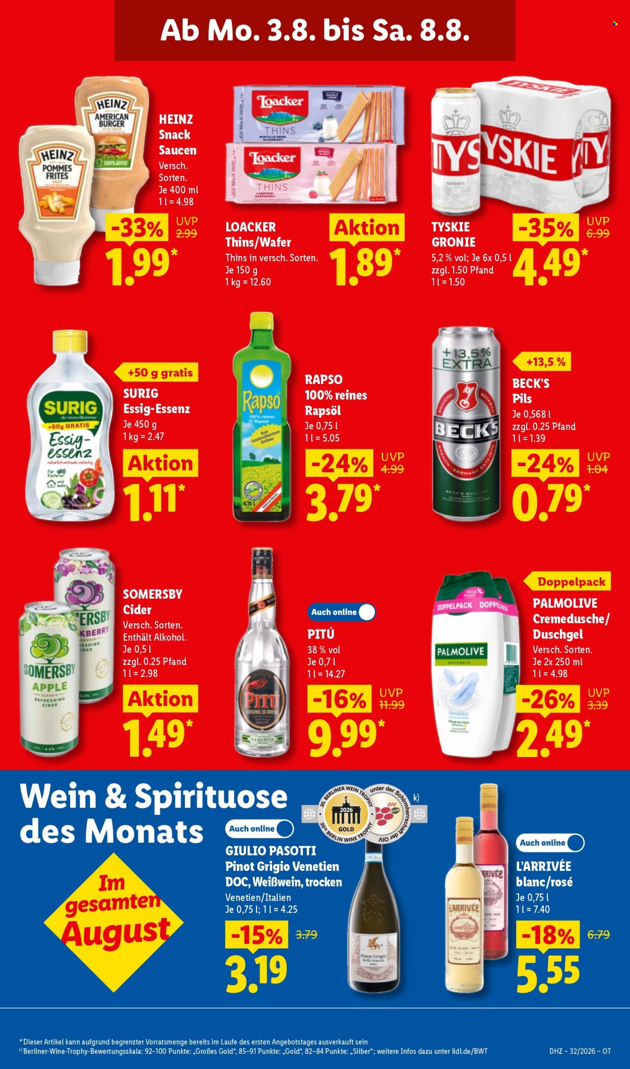 Lidl Prospekte  - 3.08.2026 - 8.08.2026. Seite 19