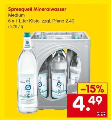 Spreequell Mineralwasser