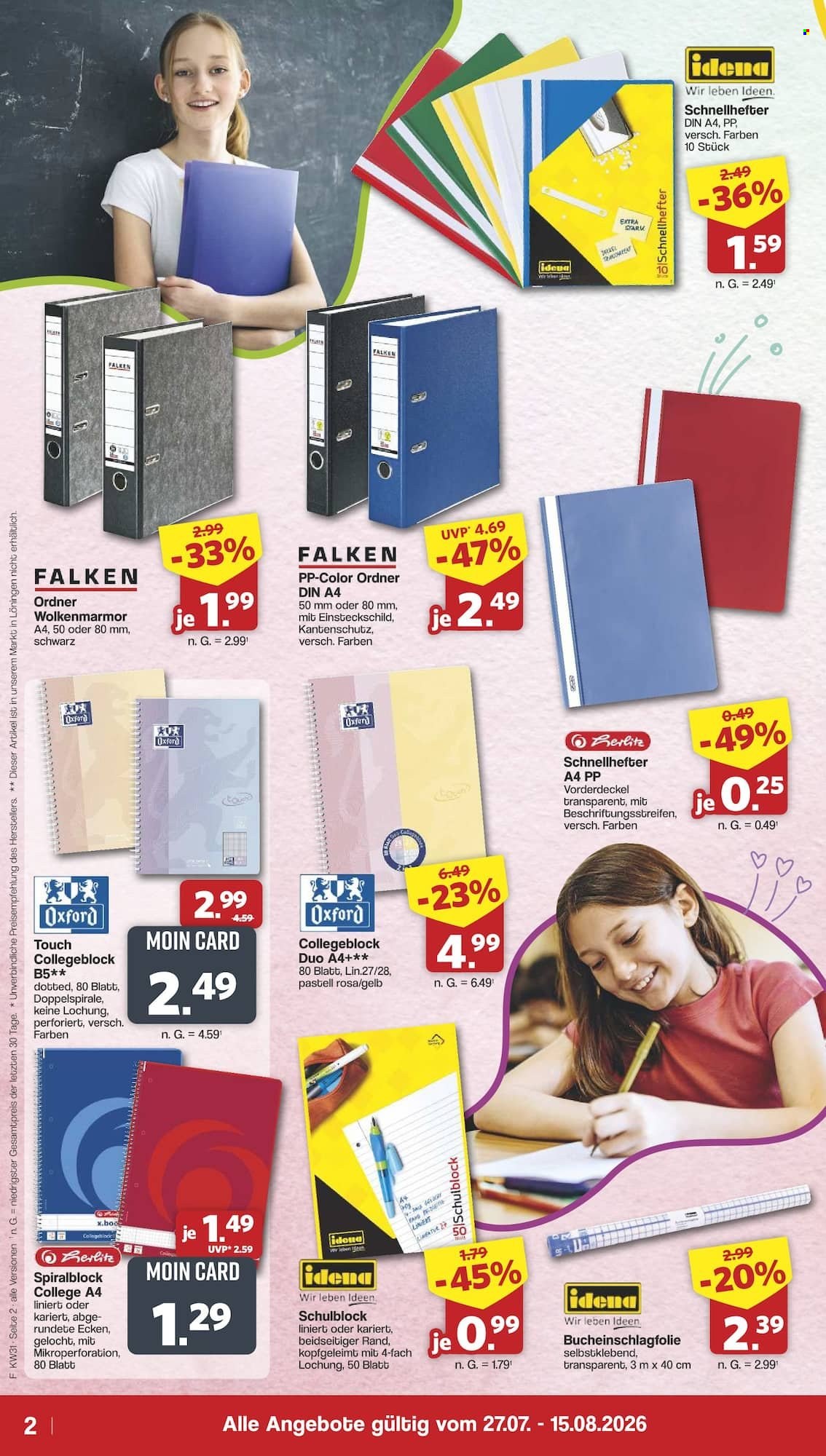 famila Prospekte  - 27.07.2026 - 15.08.2026. Seite 2